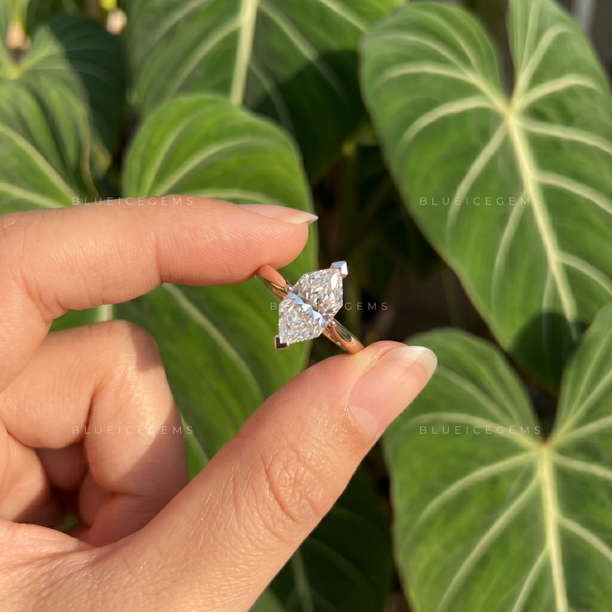 Vintage Allure Dutch Marquise Cut Solitaire Engagement Ring
