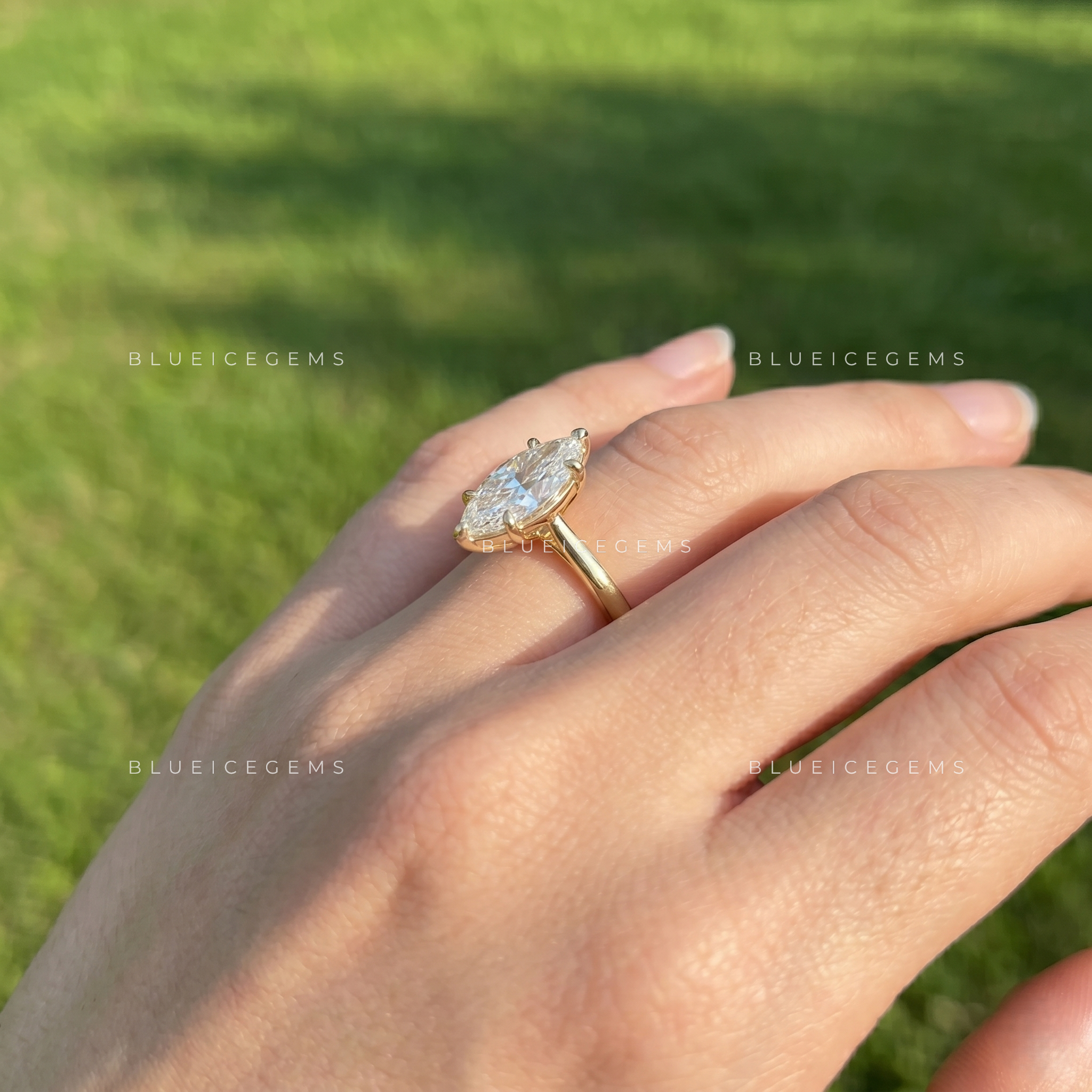 Marquessa Marquise Cut Solitaire Engagement Ring