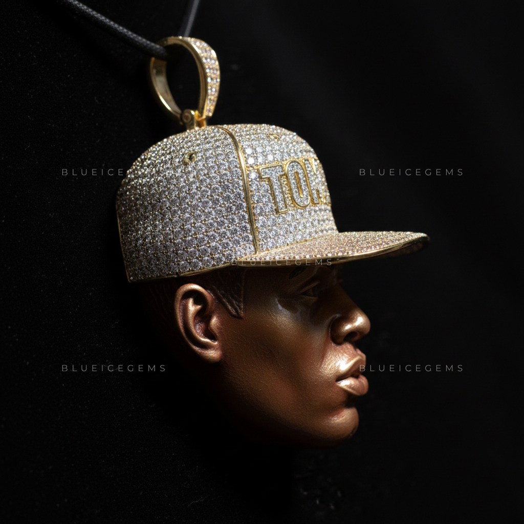 The "TOMBOY" Identity: 3D Portrait & Diamond-Drenched Snapback Sovereign