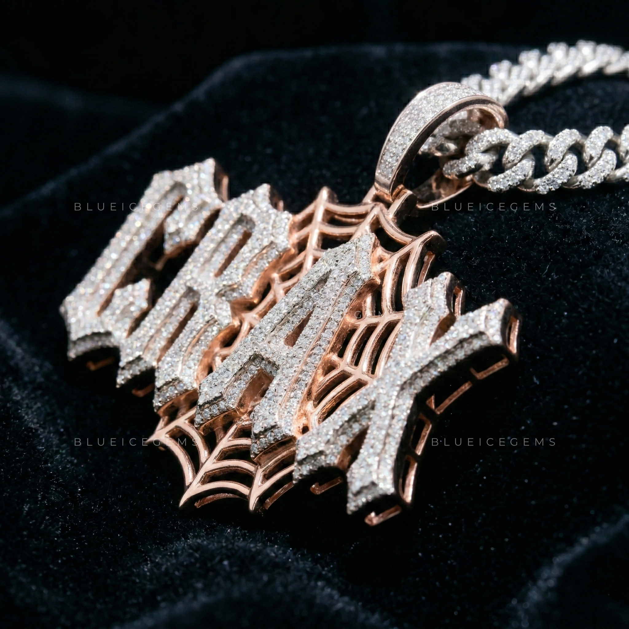 The "CRAX" Spider Web: Gothic Pointed Script & Rose Gold Web Sovereign