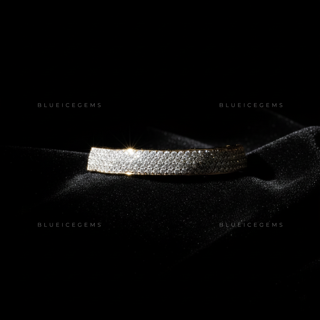 High-Polish Gold & Diamond Bridge Grillz