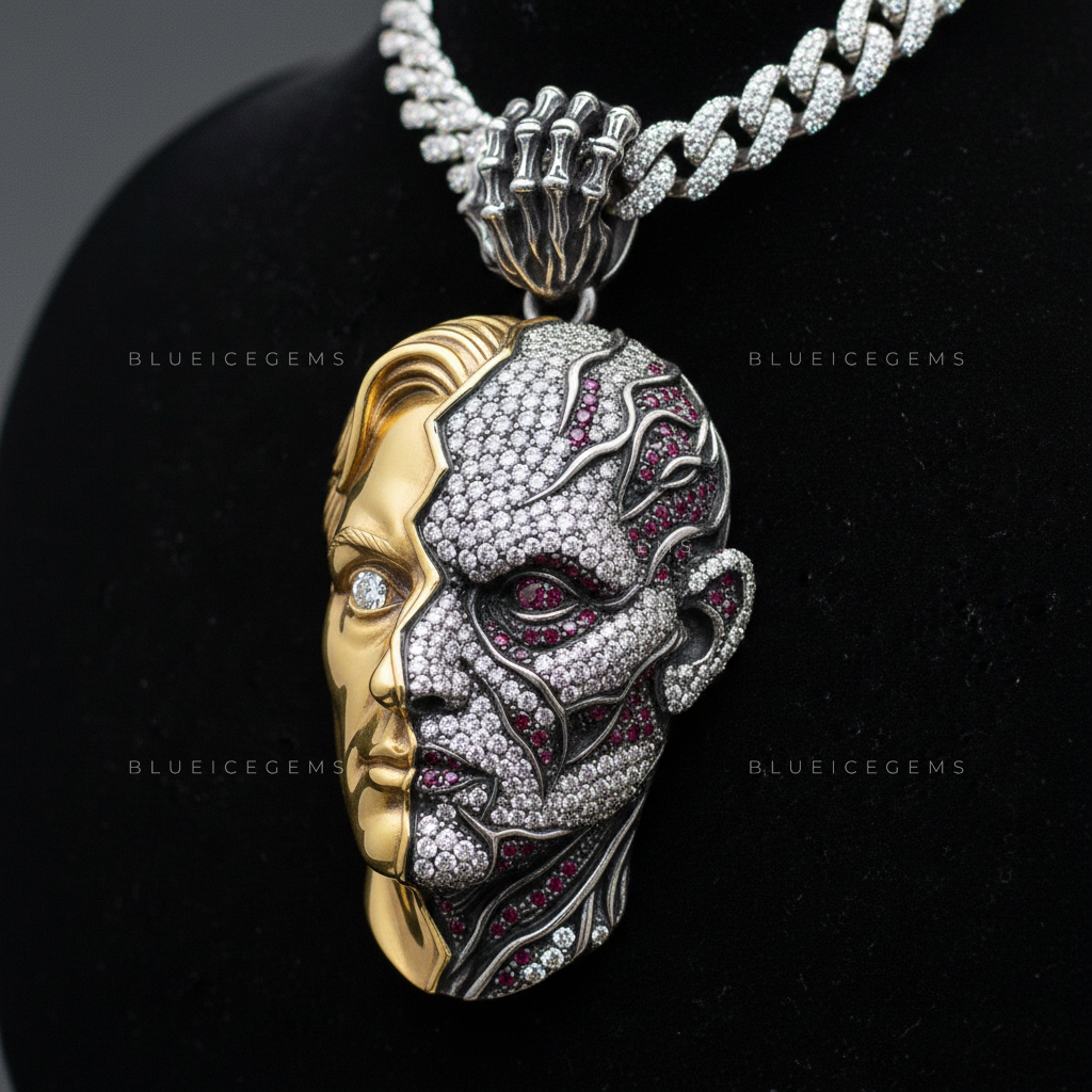 The Duality Sovereign: Polished Gold & Cyber-Organic Diamond Mutation