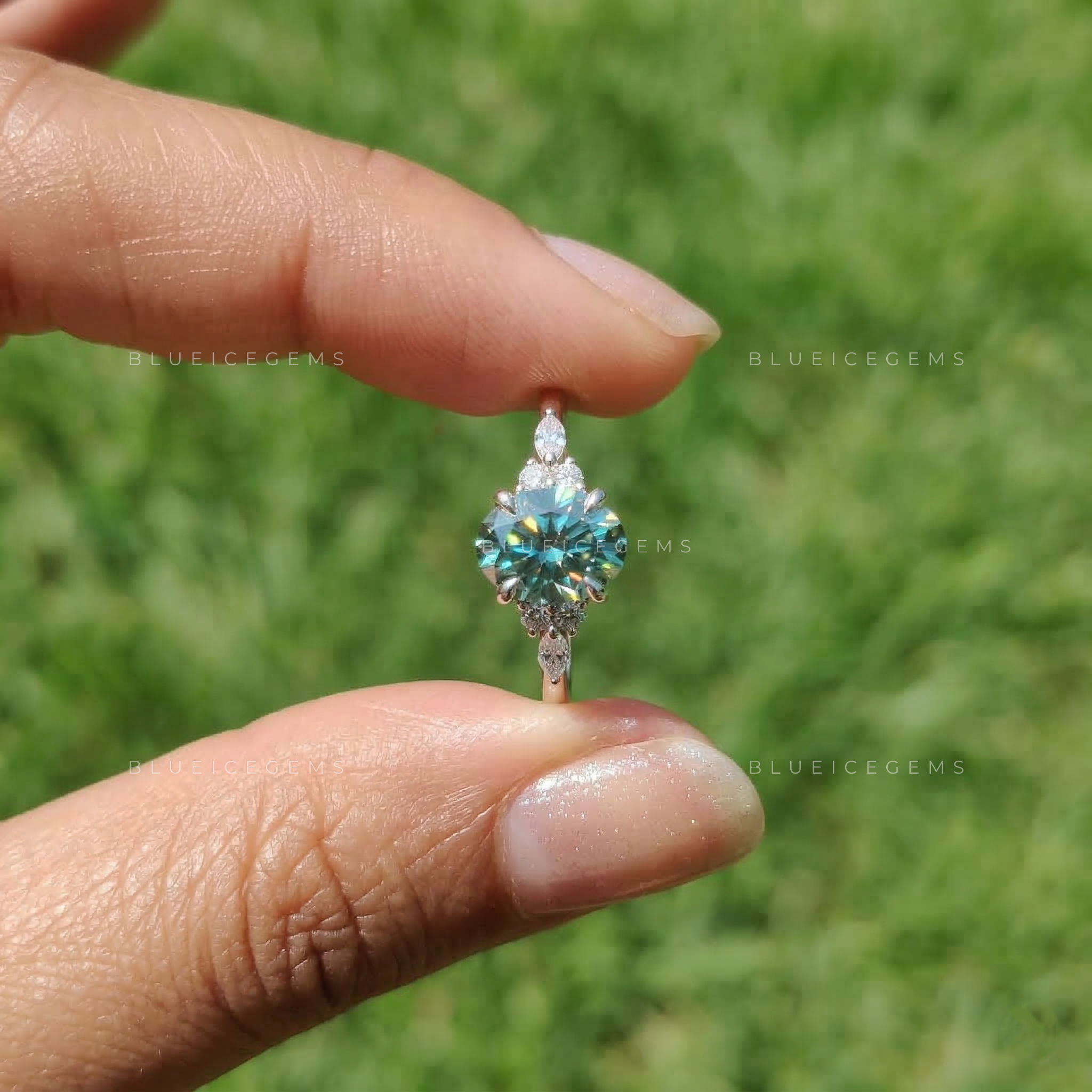 Vintage Oval Cut Engagement Ring