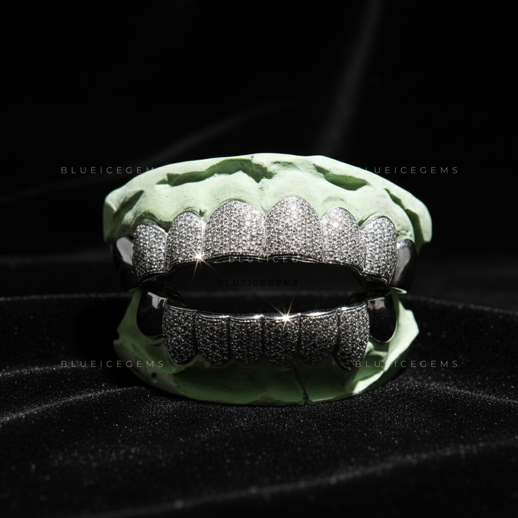 Platinum Frost Avalanche Full-Set Grillz