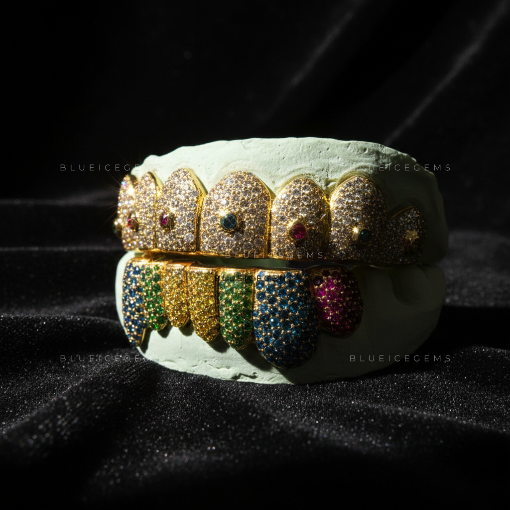 Celestial Rainbow Flood Grillz