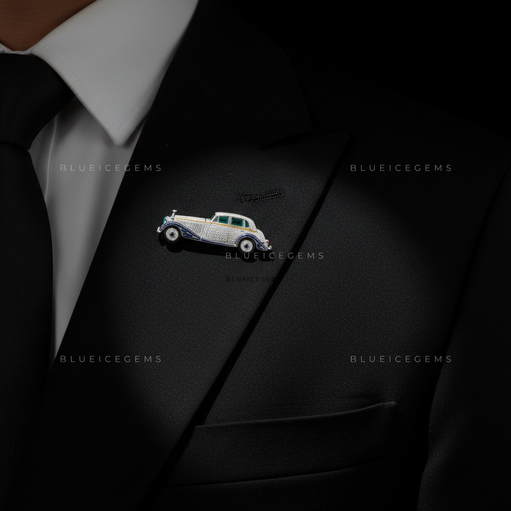 The Phantom Sovereign: Vintage Luxury Brooch