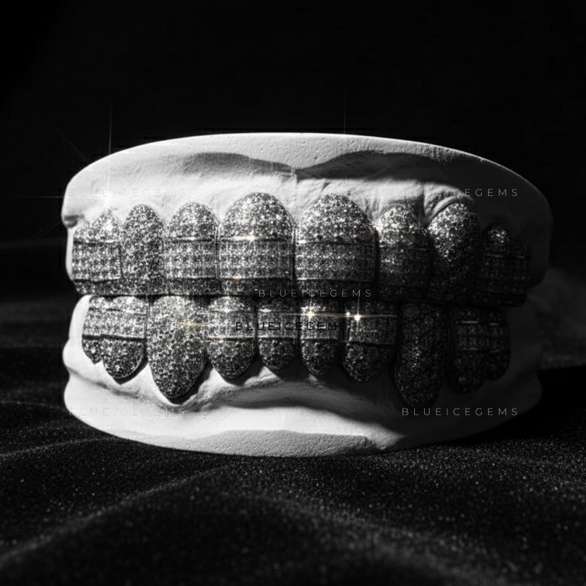 Diamond Belted Avalanche Full-Set Grillz