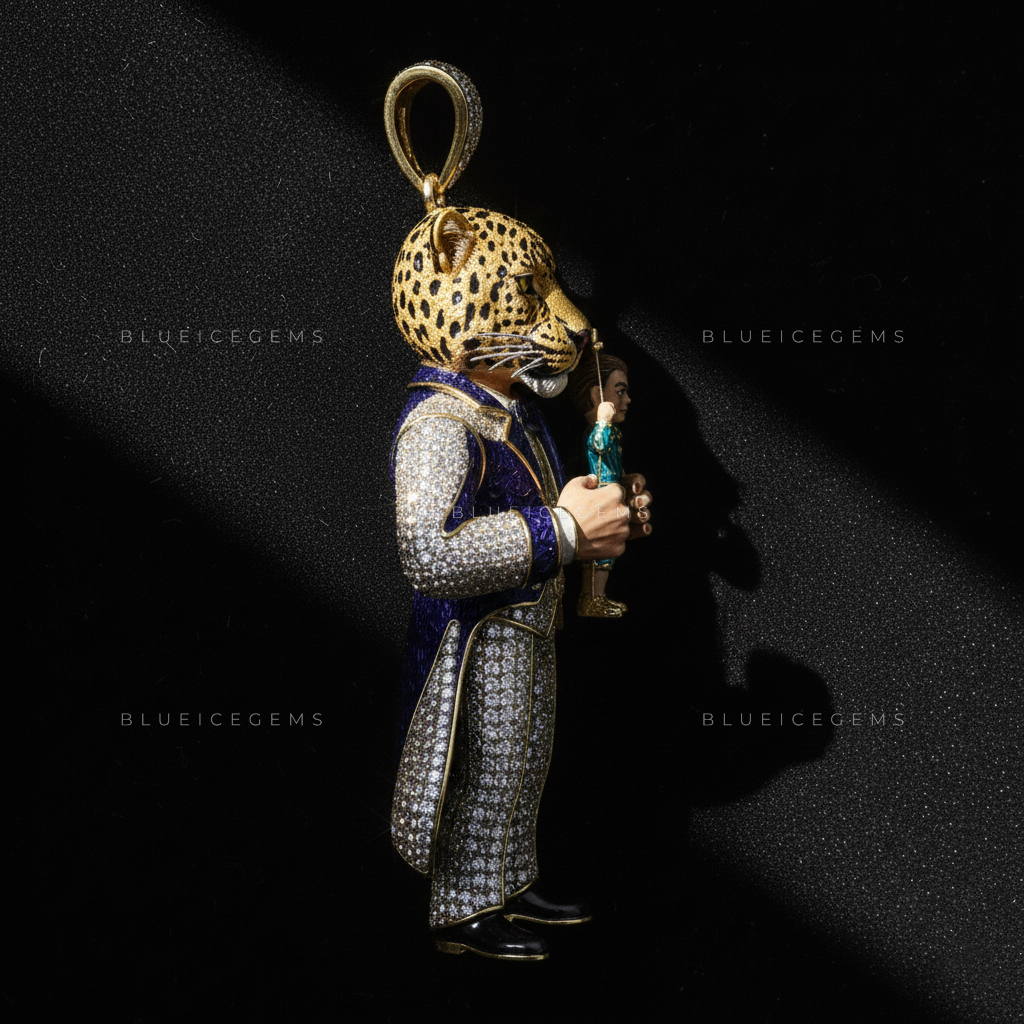 The Regal Impresario: Royal Purple Tailcoat & Diamond Jaguar Sovereign