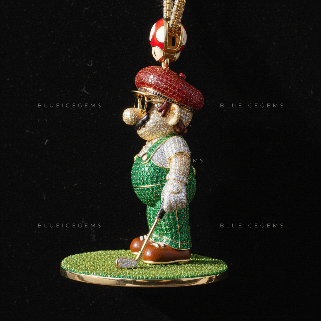 The "SUPER" Links: Emerald Overalls & Ruby-Crested Golfer Sovereign