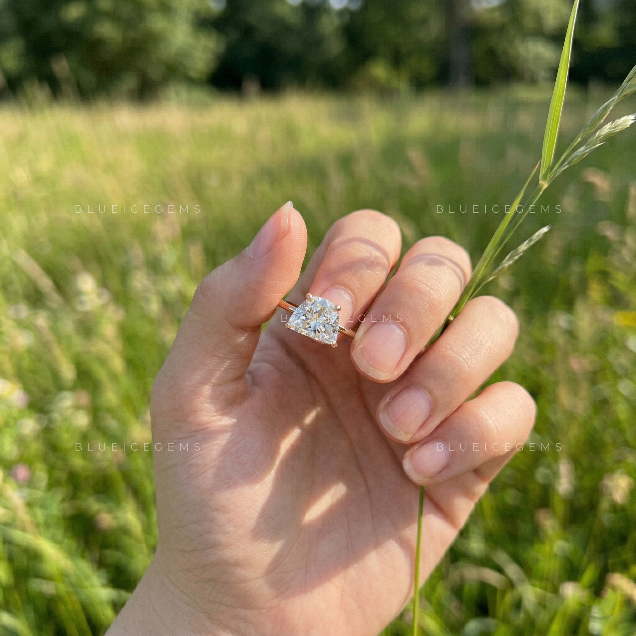 Ethereal Half Moon Solitaire: The Ultimate Minimalist Statement Piece