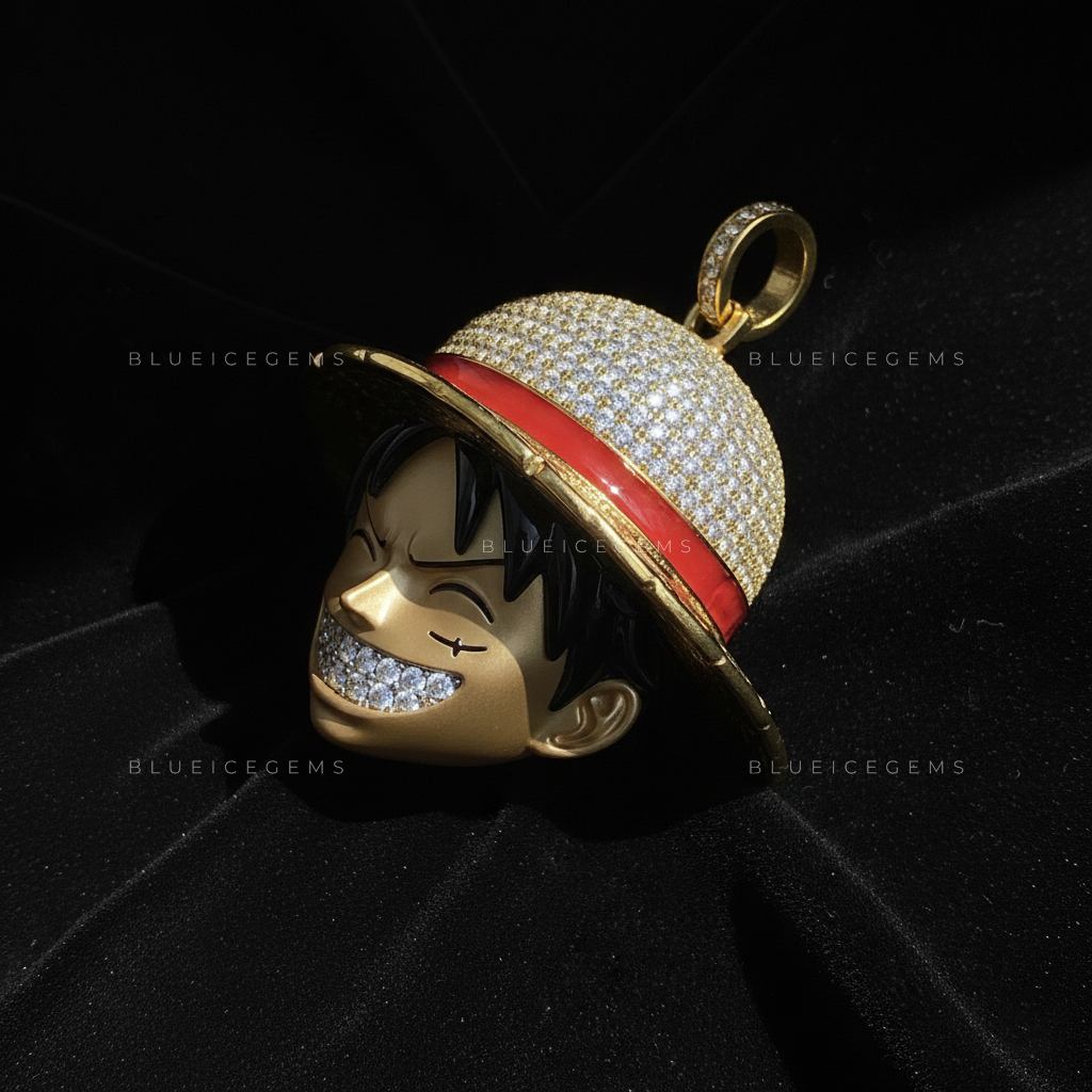 The "Straw Hat" Captain: 3D Anime Portrait & Enamel Fusion Sovereign