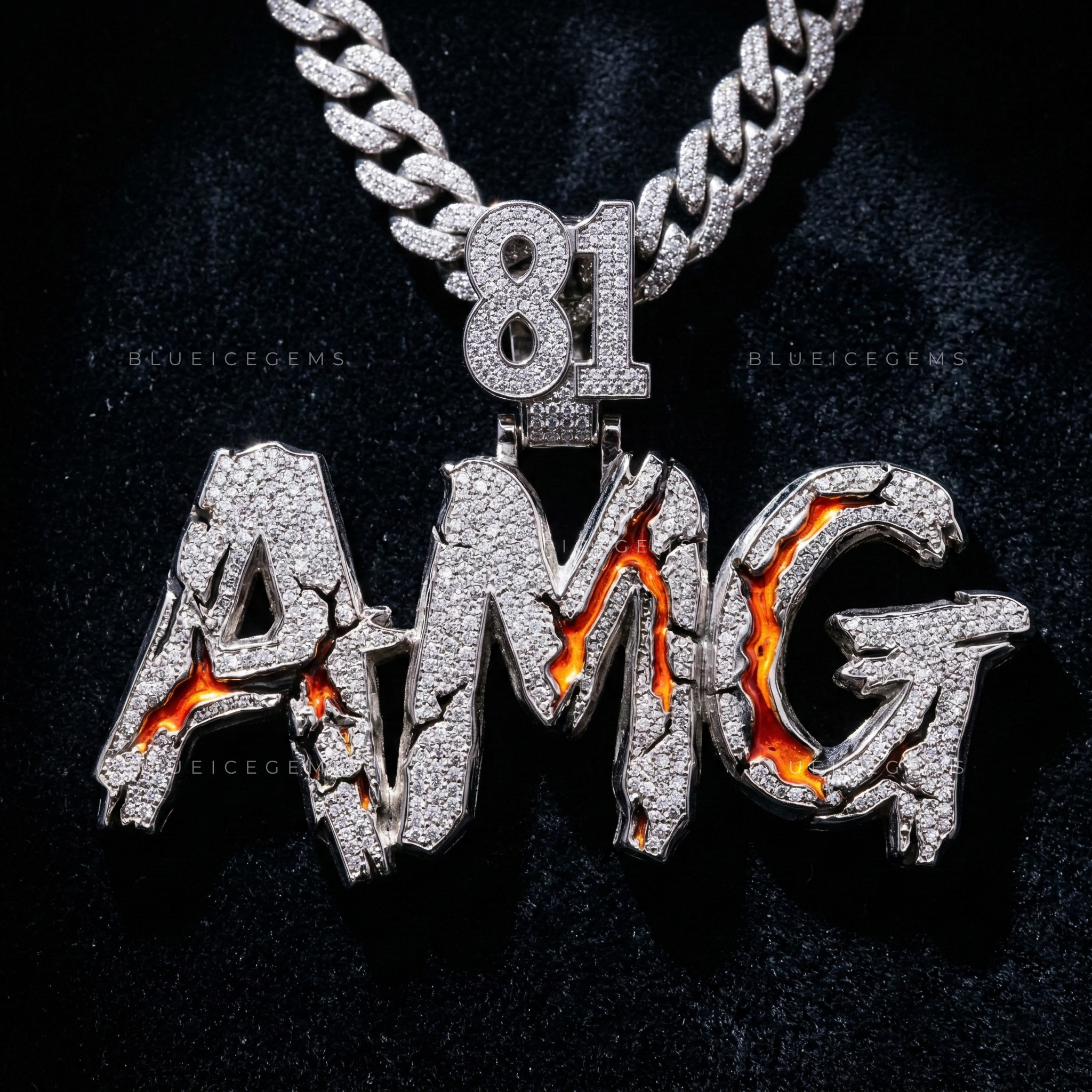 The "AMG" Magma: Fractured-Ice Script & Volcanic Enamel Sovereign