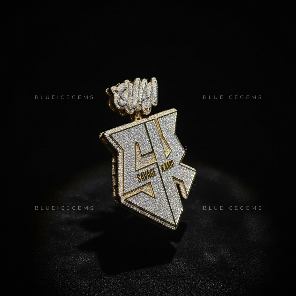 The "SAVAGE KAMP" Shield: Geometric Monogram & "QUAN" Script Bail Sovereign