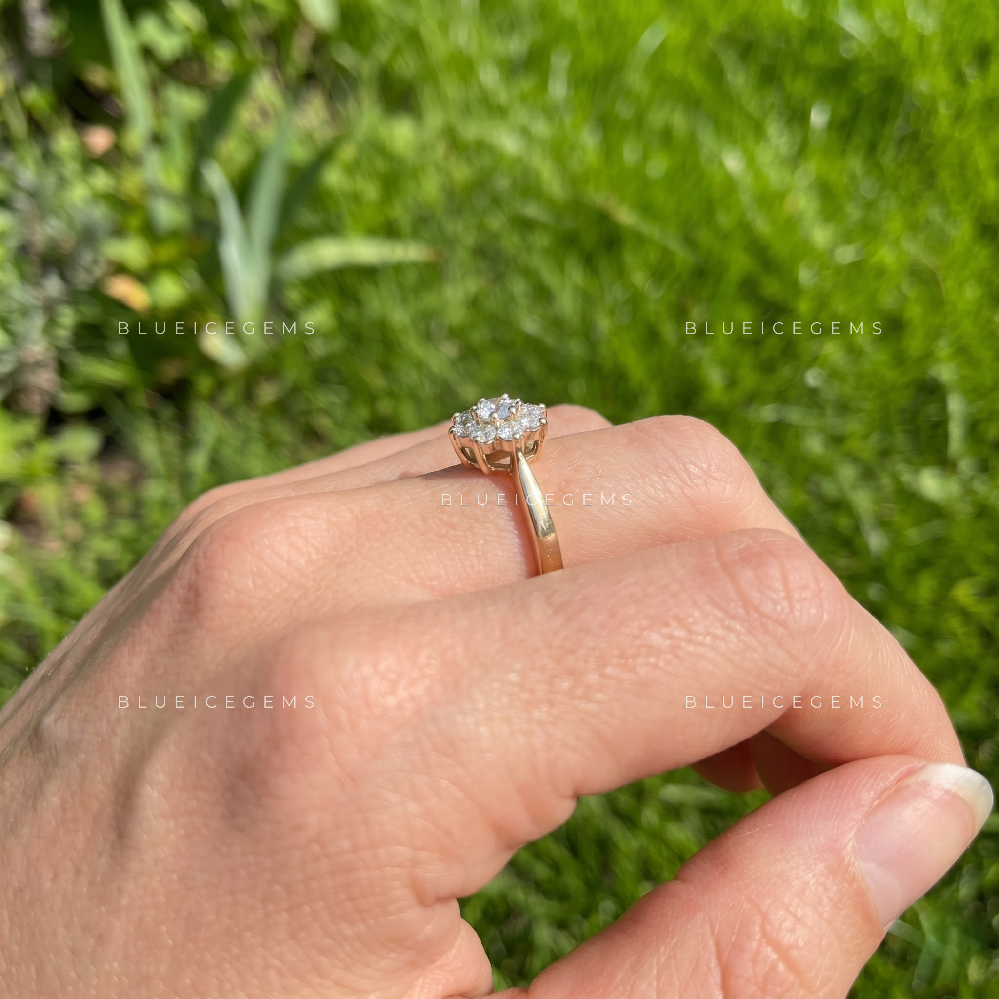 Eternity Sparkle Round Cut Seven Stone Band