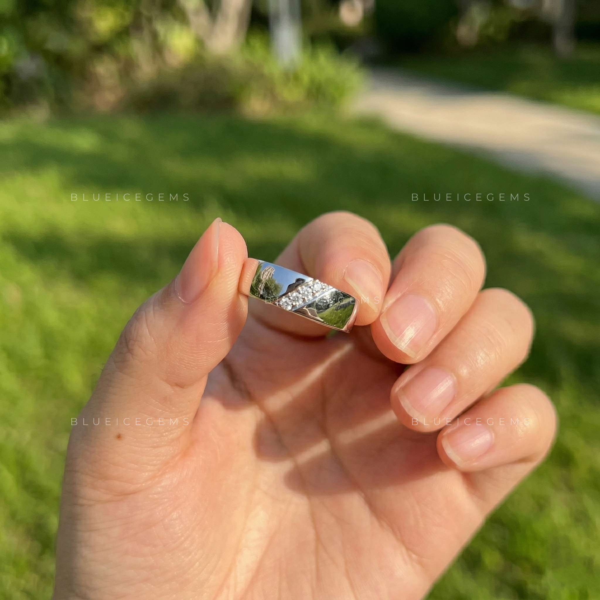 The Modern Heirloom: Bold 6MM Round Cut Statement Band for Him