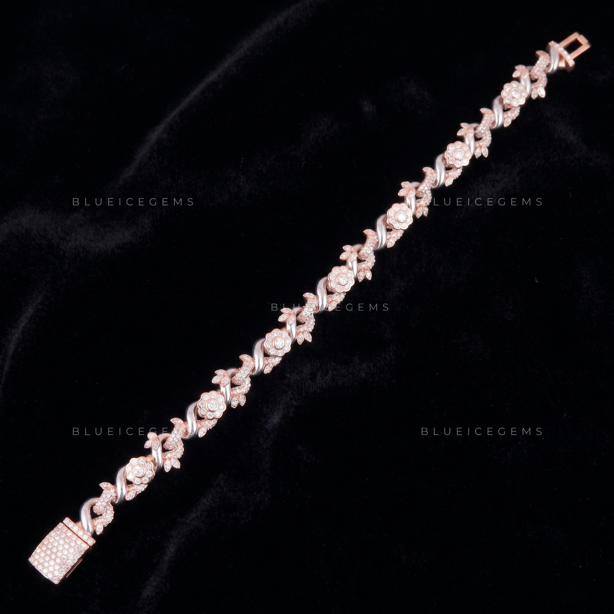 Eternal Bloom Infinity-Link 7.8-Inch Rose-Gold Brilliance