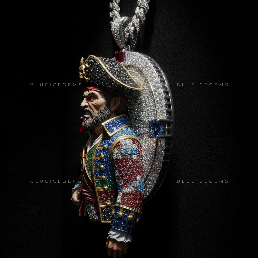 The High-Seas Sovereign: Multi-Gem Captain & Diamond Compass Shield
