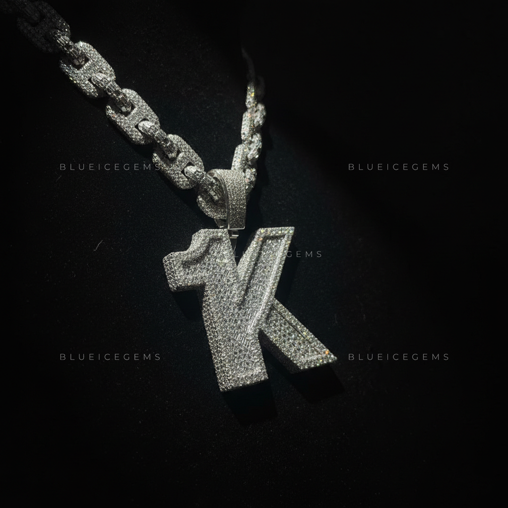 The "1K" Monolith: Baguette-Fusion Block & Gucci-Link Frost Set