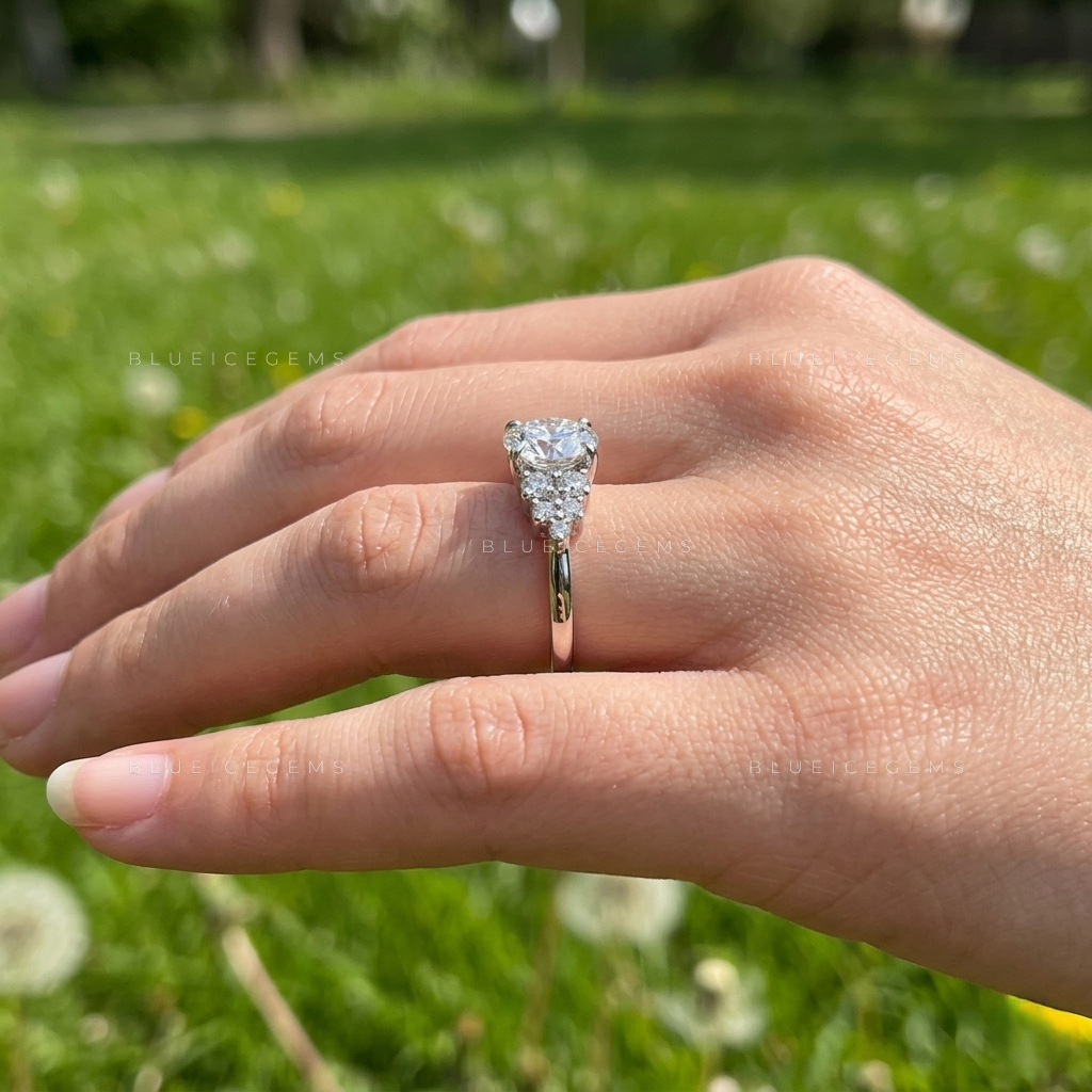 Cluster Delicate Keepsake Proposal Statement Band