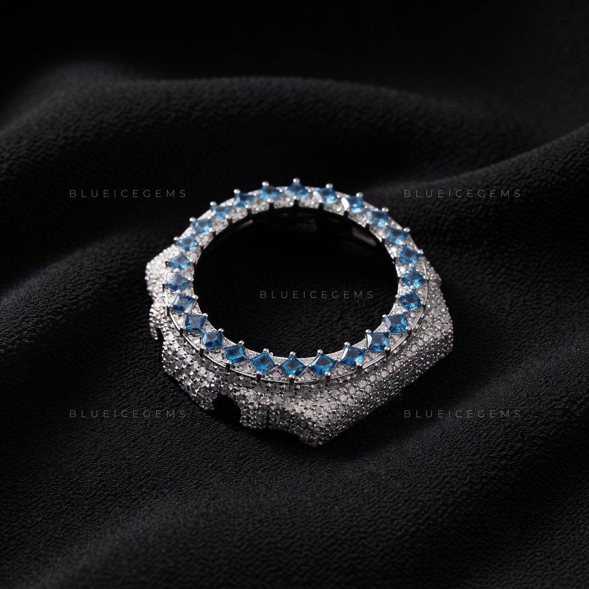 Arctic Aqua Luxe GA2100 Iced Bezel