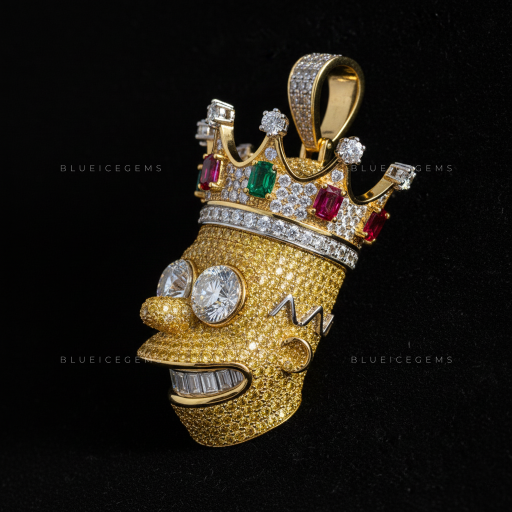 The Crowned Rebel: Canary Diamond Icon & Vivid Gemstone Sovereign