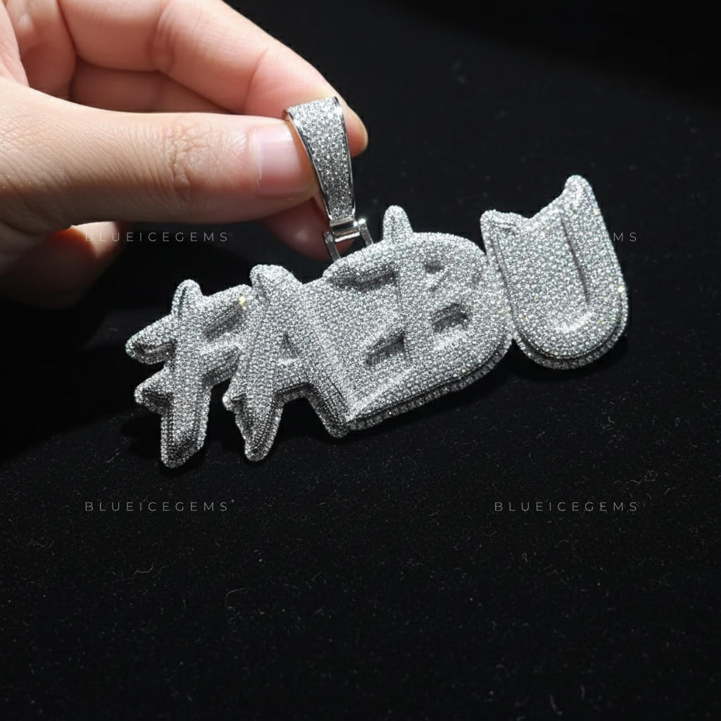 "FABU" Custom Graffiti Script Pendant
