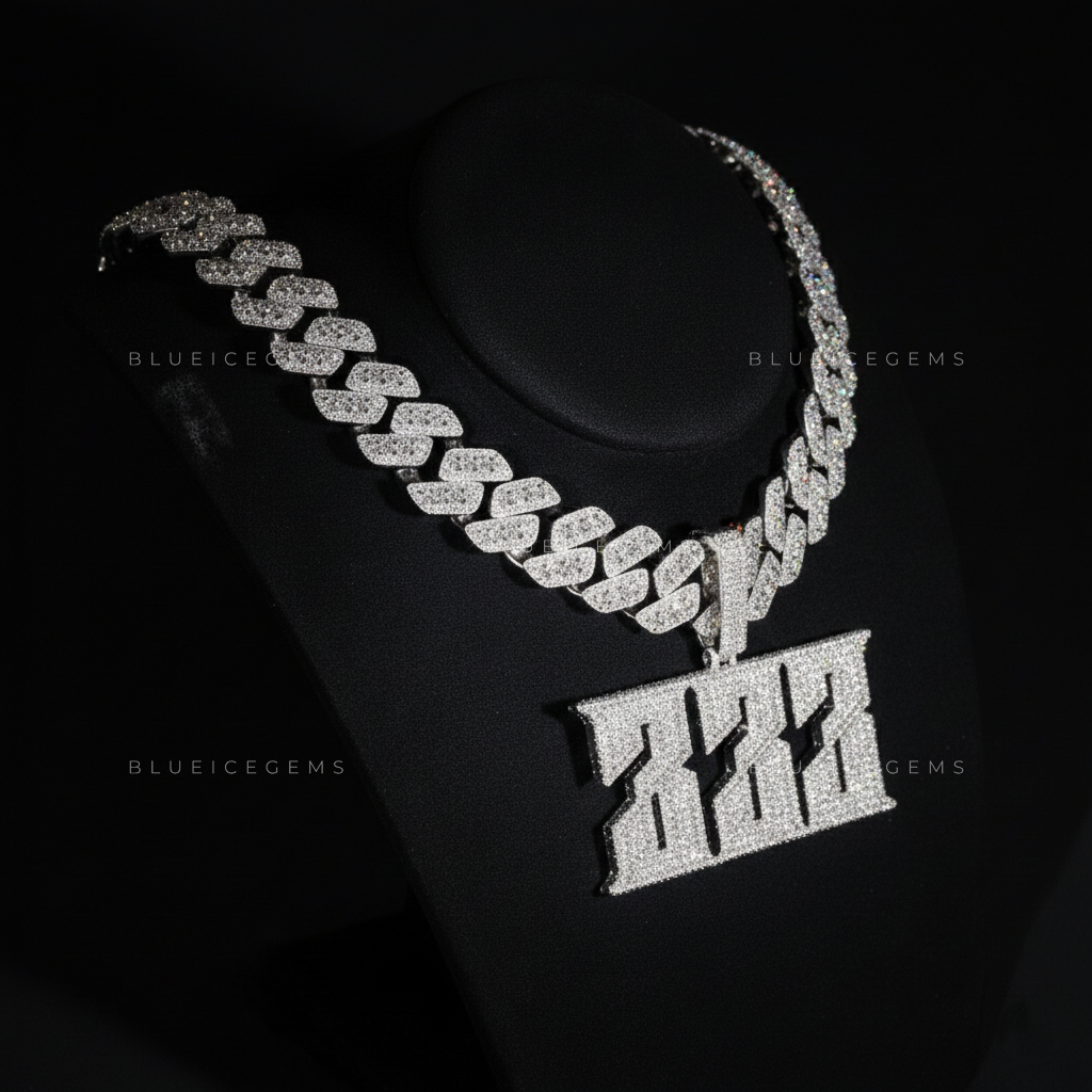 The "333" Jackpot: High-Velocity Industrial Block & Monochromatic Iced-Out Set