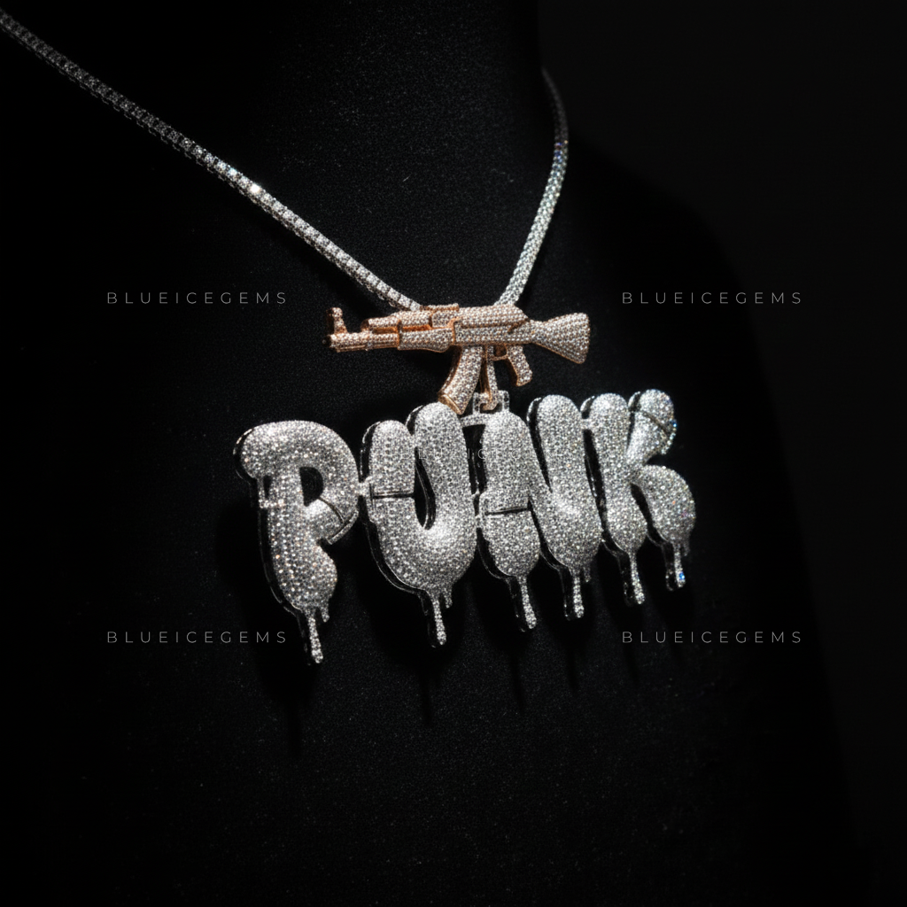 The "PUNK" AK-47 Arsenal: Drip-Effect High-Velocity Statement Pendant