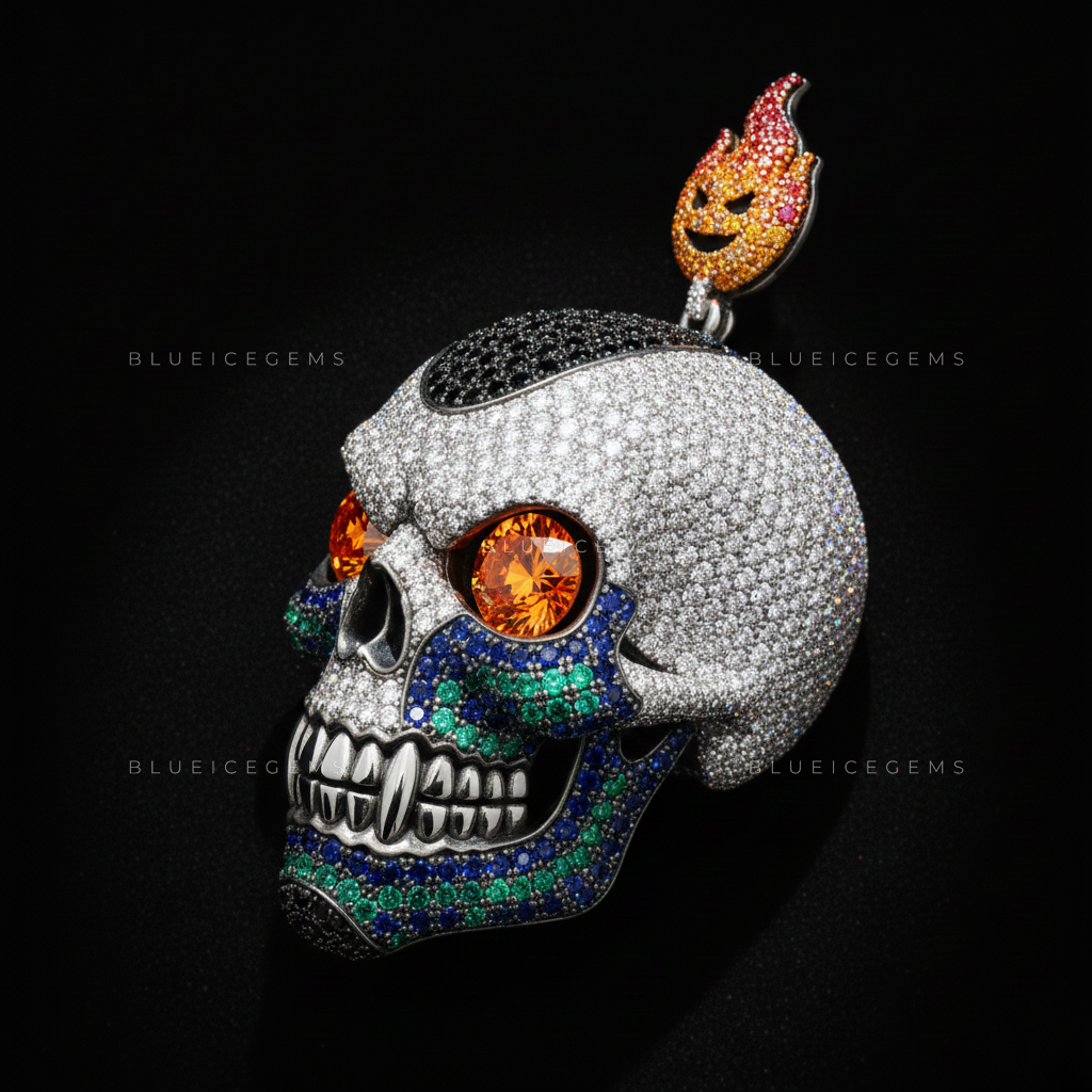 The Inferno Reaper: Ember-Eye Skull & Molten Crest Sovereign