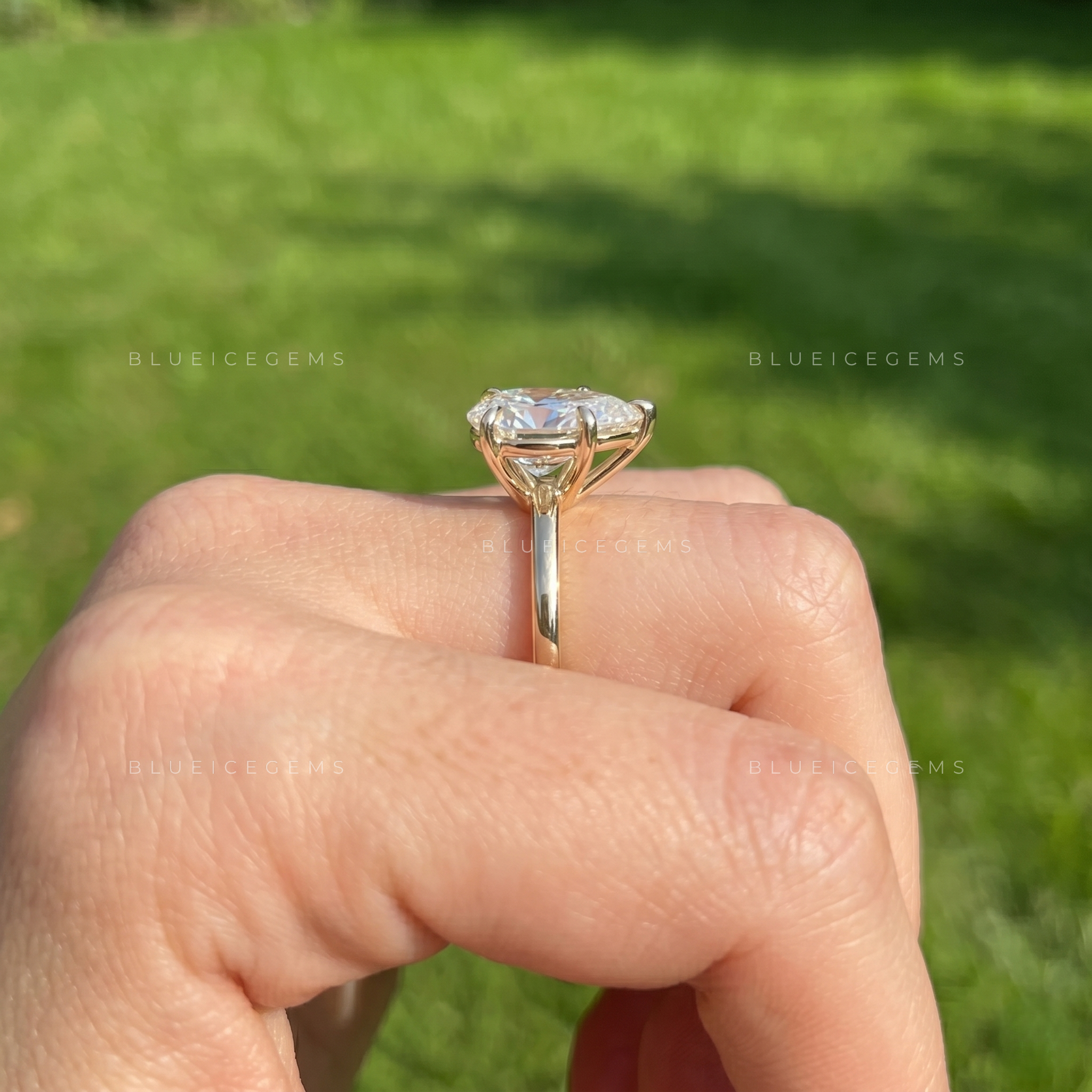 Elegance Personified Pear Brilliant Cut Solitaire Engagement Ring