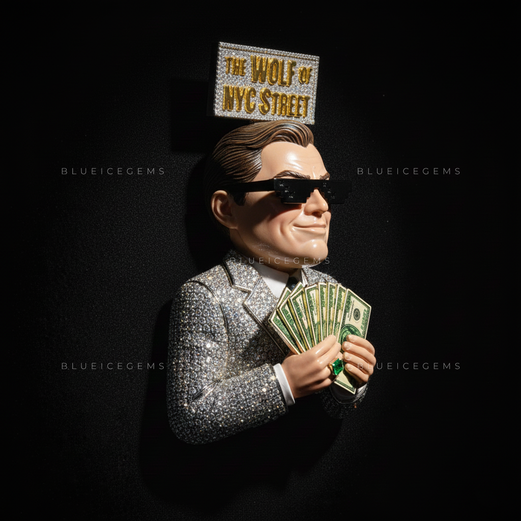 The "WOLF OF NYC" Alpha: Emerald Signet & Diamond-Suit Market Sovereign