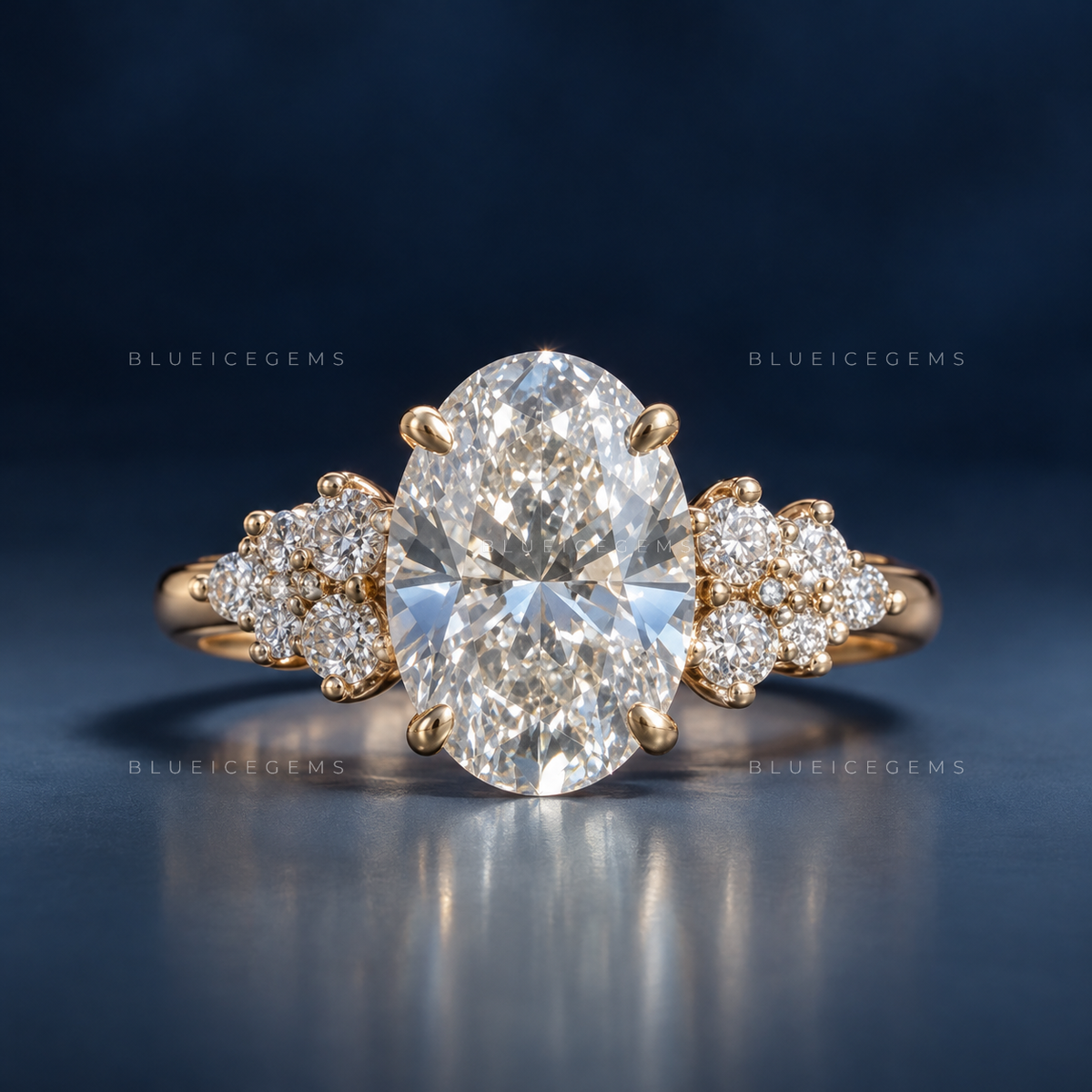 Timeless Allure Oval Cut Classic Solitaire Engagement Ring