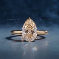 Timeless Grace Pear Cut Classic Silhouette Engagement Ring