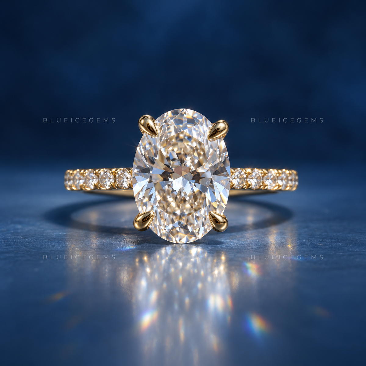 Velora Oval Cut Ultra-Classic Solitaire Ring