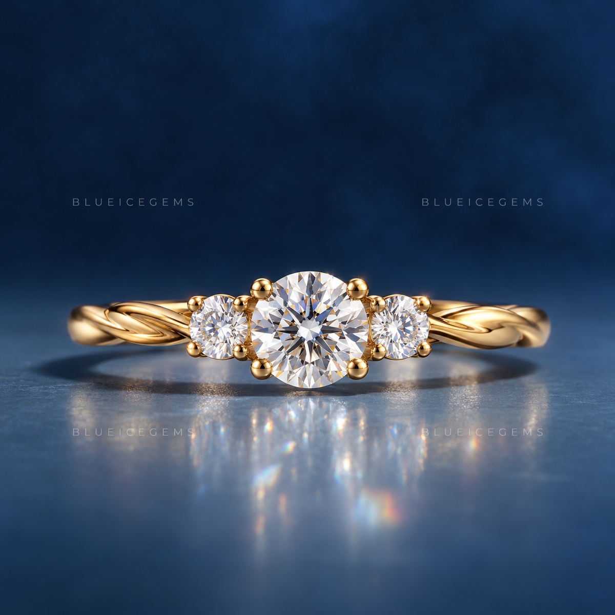 Aurea Minimalist Silhouette Engagement Ring