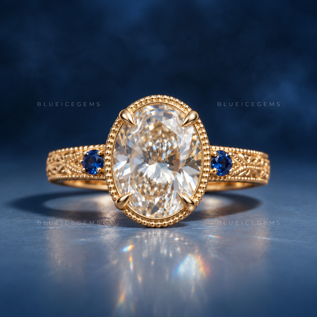 Eternal Elegance Oval Cut Solitaire Engagement Ring