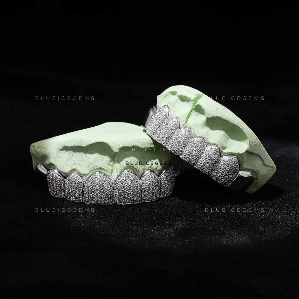 Platinum Frost Avalanche Full-Set Grillz