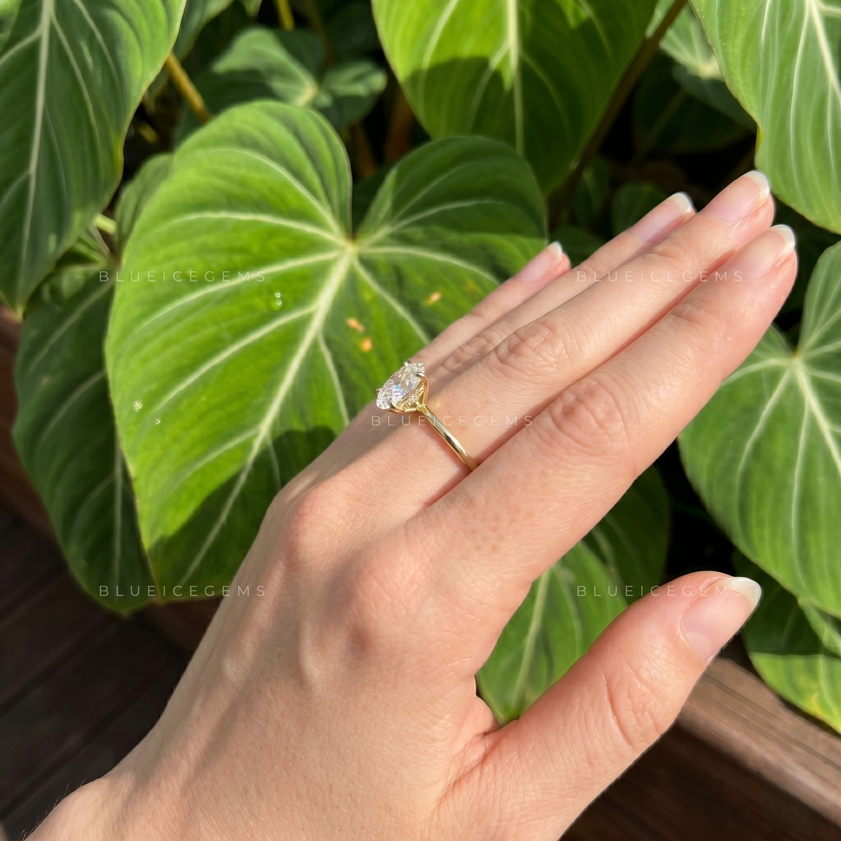 Graceful Serenade Oval Cut Hidden Halo Solitaire Engagement Ring