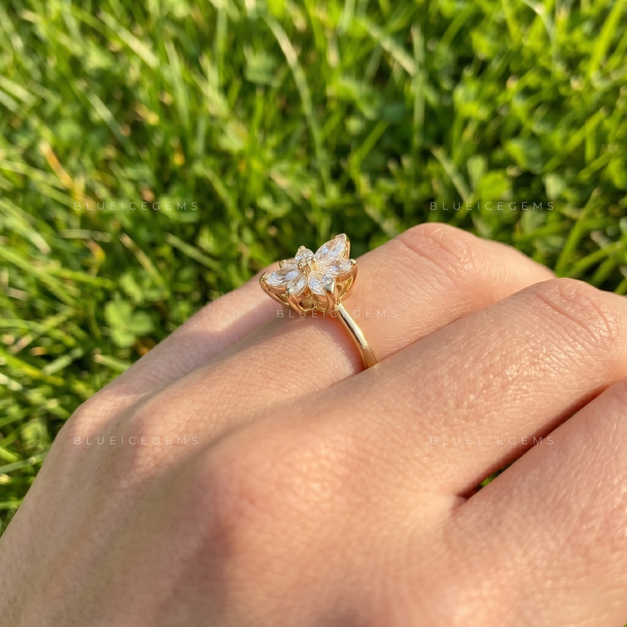 The "Ethereal Bloom" Pear Cluster: A Romantic Floral Statement