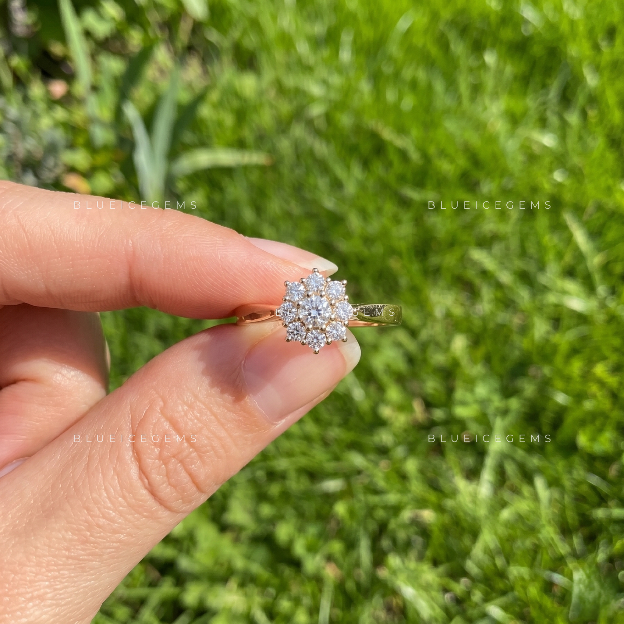 Eternity Sparkle Round Cut Seven Stone Band