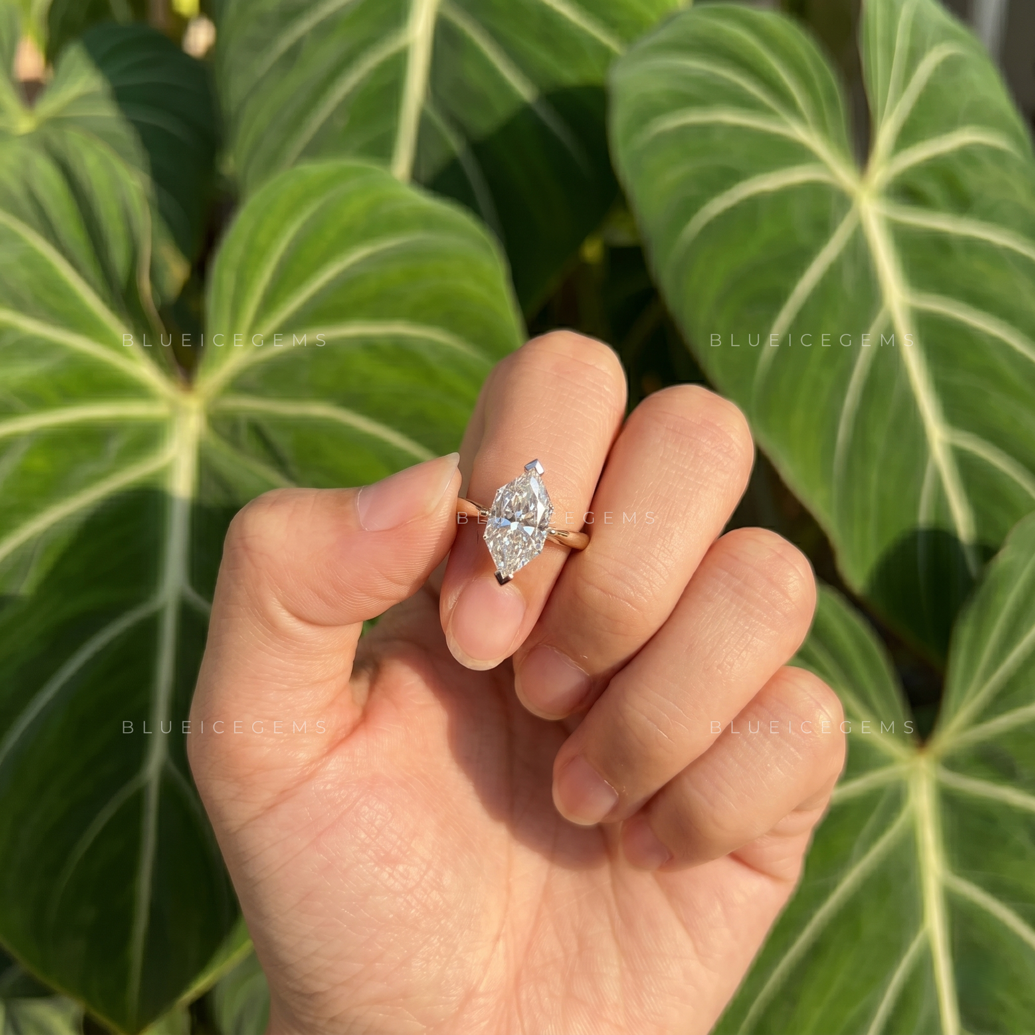Vintage Allure Dutch Marquise Cut Solitaire Engagement Ring
