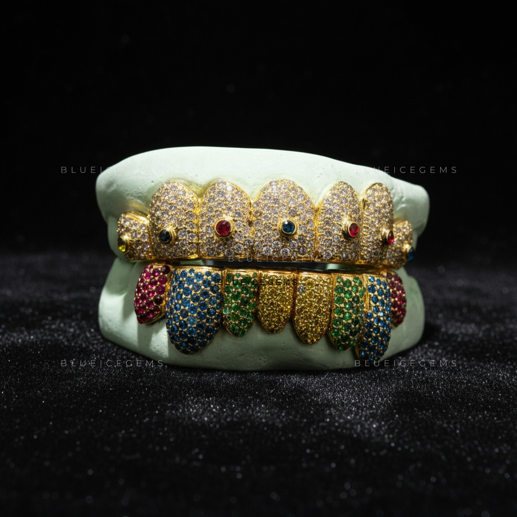 Celestial Rainbow Flood Grillz