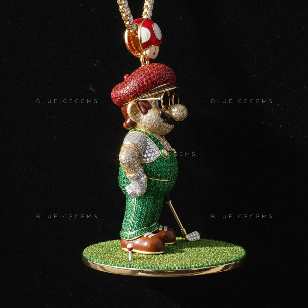 The "SUPER" Links: Emerald Overalls & Ruby-Crested Golfer Sovereign