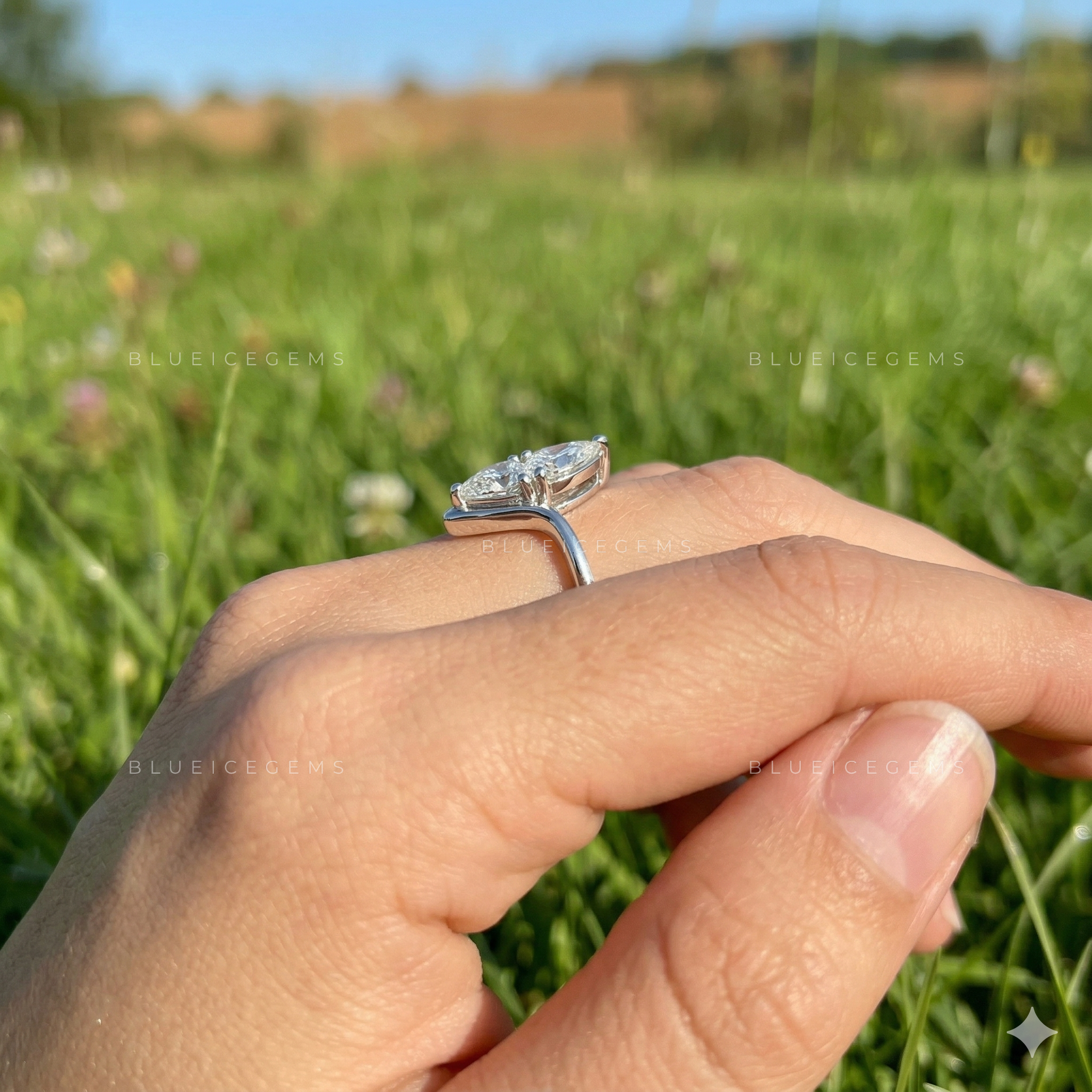 Regal Radiance Marquise Cut Solitaire Engagement Ring