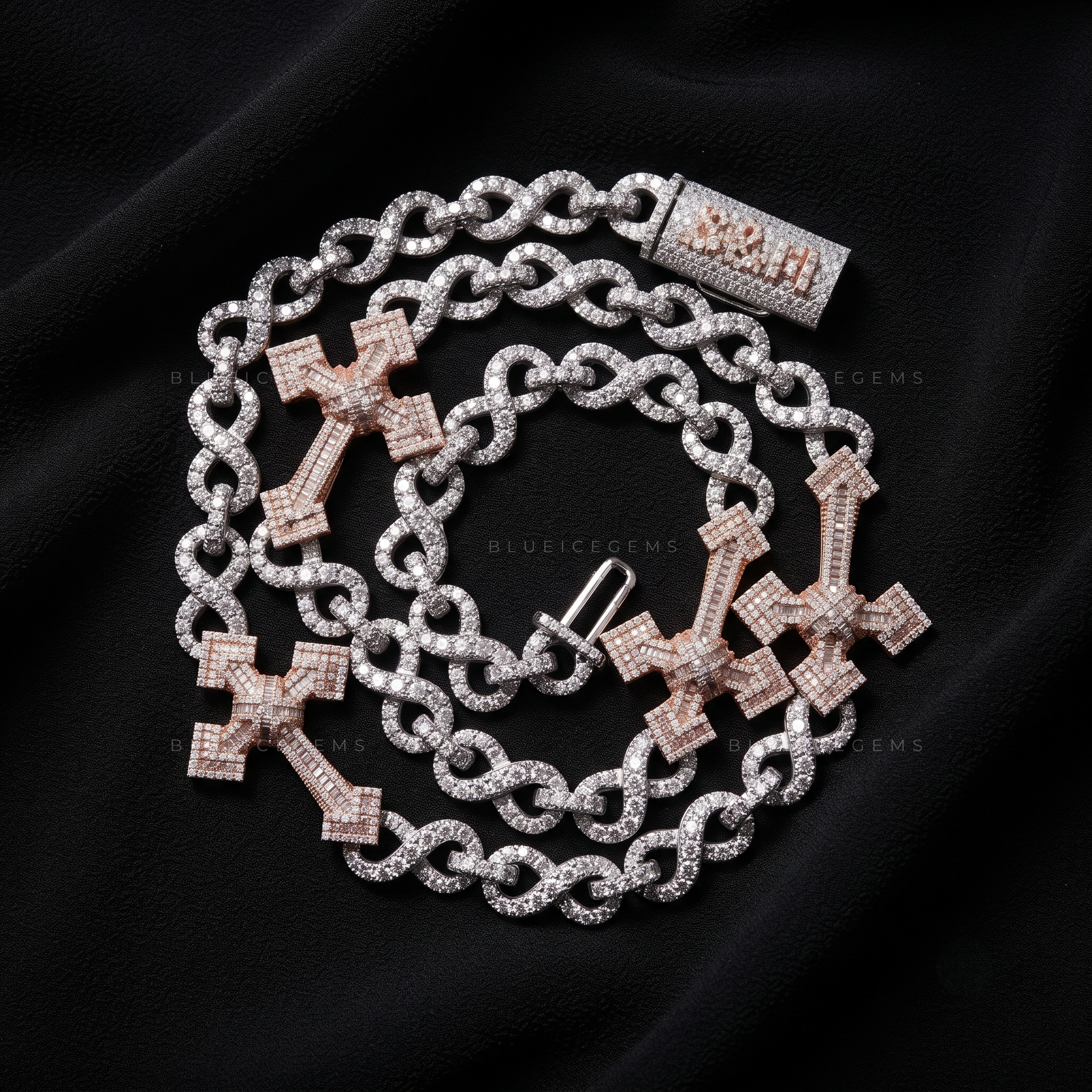 Crossbound Infinity Link Chain