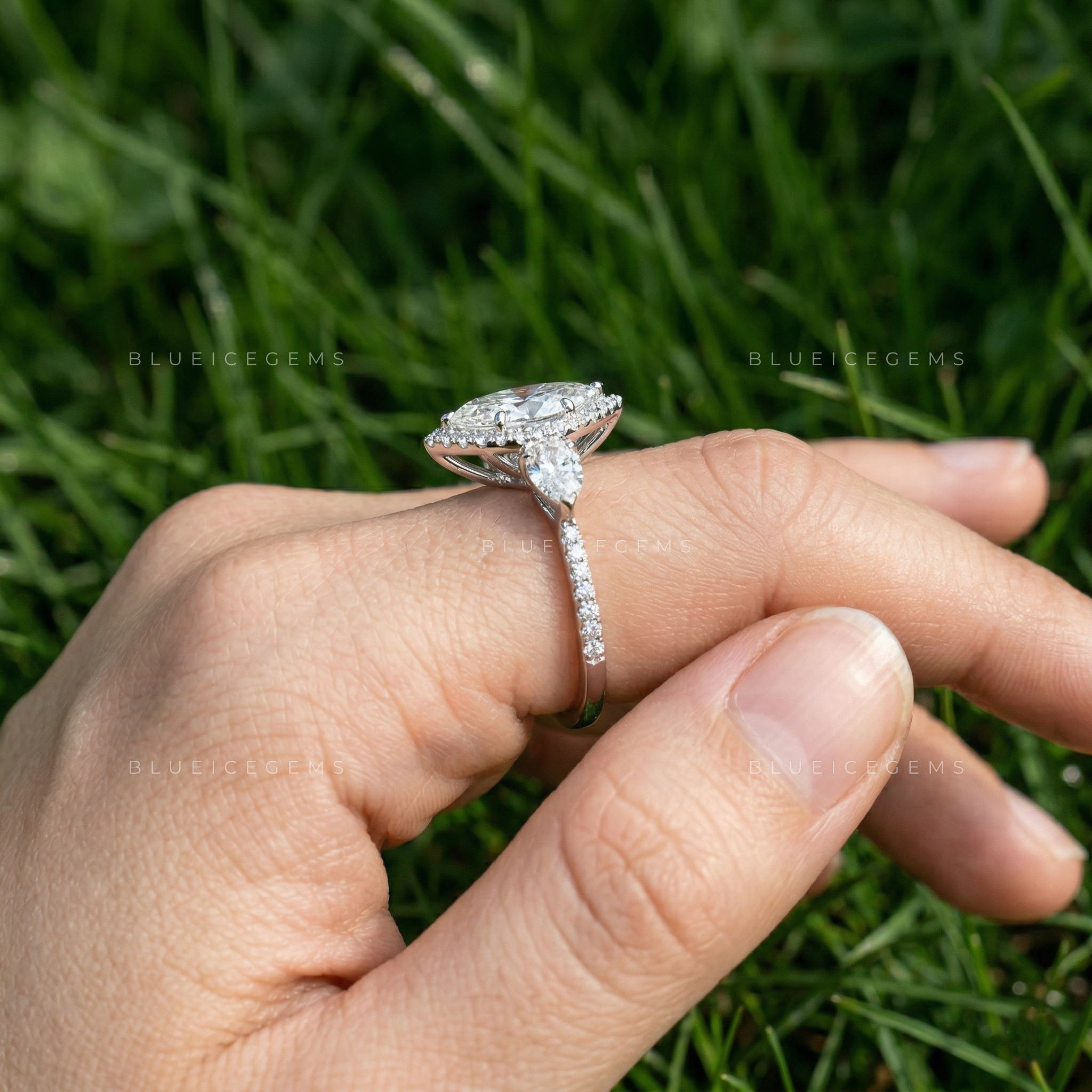 The "Regal Silhouette" Marquise & Pear Trilogy: Iconic Statement Ring