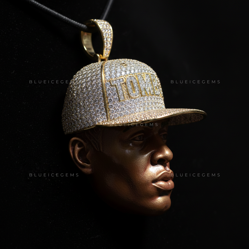 The "TOMBOY" Identity: 3D Portrait & Diamond-Drenched Snapback Sovereign