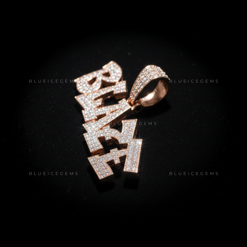 "BLAZE" Custom Graffiti Script Pendant