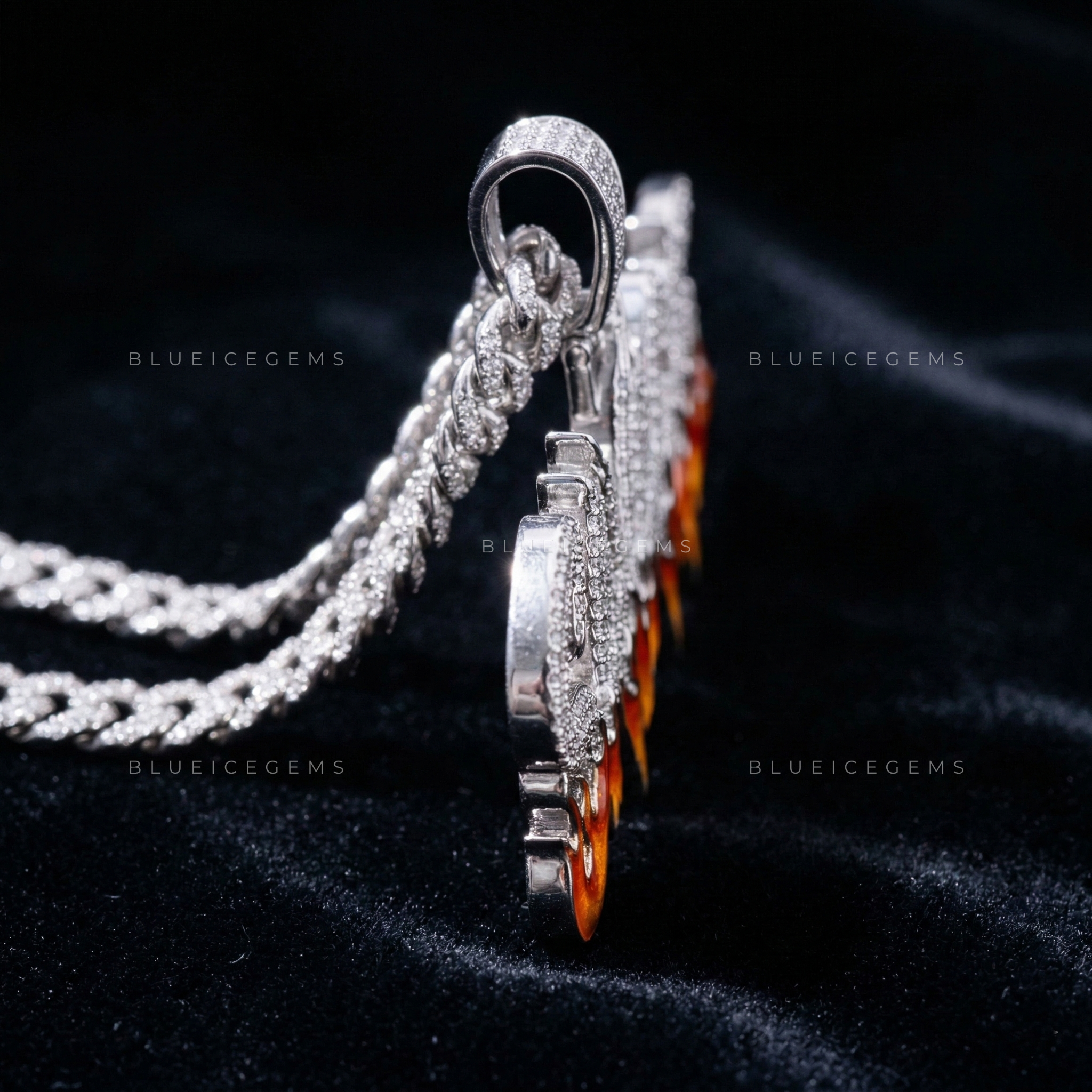 The "SAVAGE" Ignition: Graff-Style Script & Eternal Flame Enamel Sovereign
