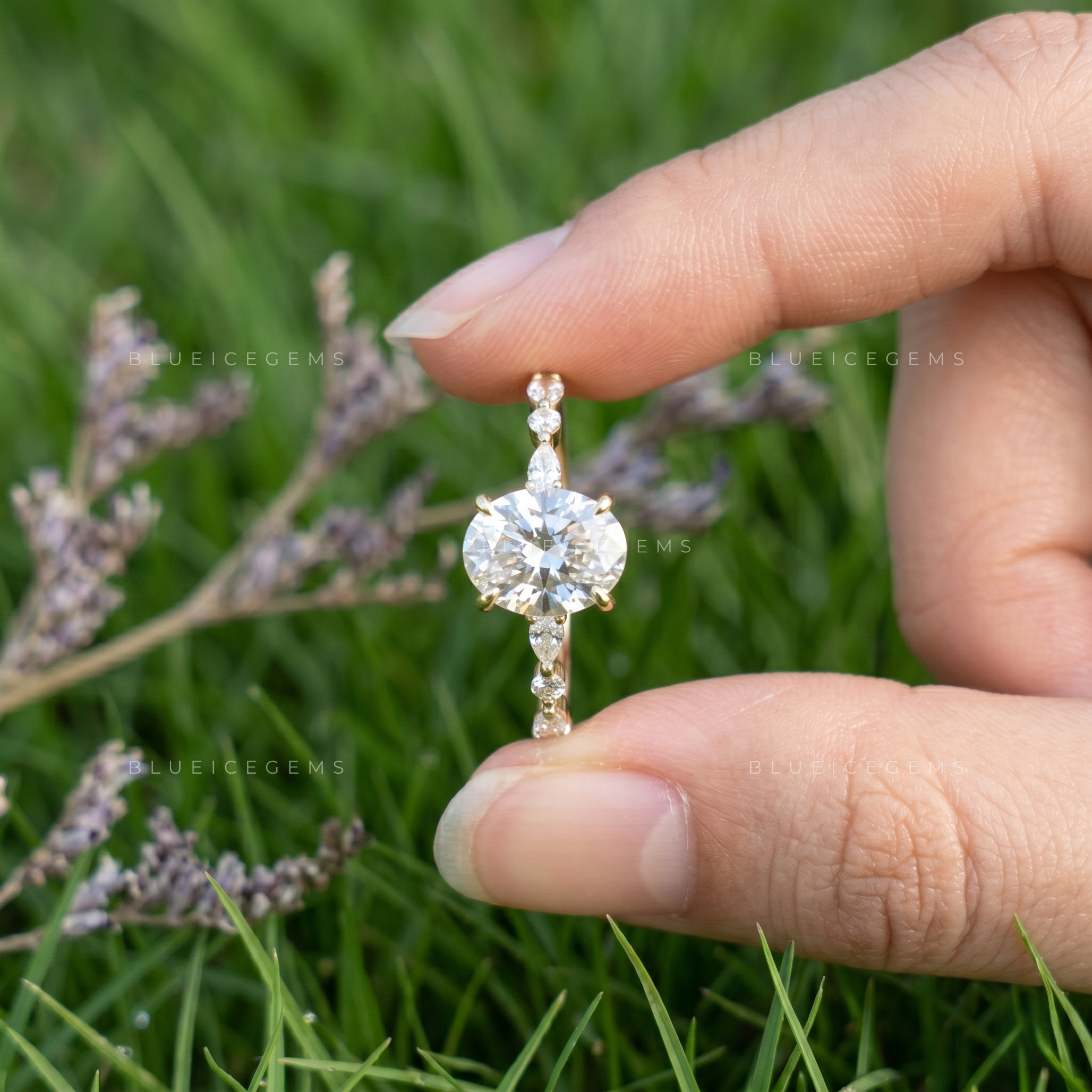 Ethereal Radiance Oval Cut Classic Prong Solitaire Engagement Ring